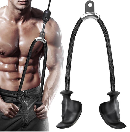 Ergonomic Triceps Rope