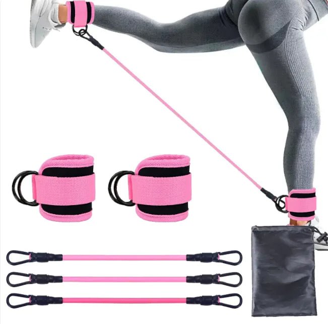 Ankle Resistance Bands Brace with Straps